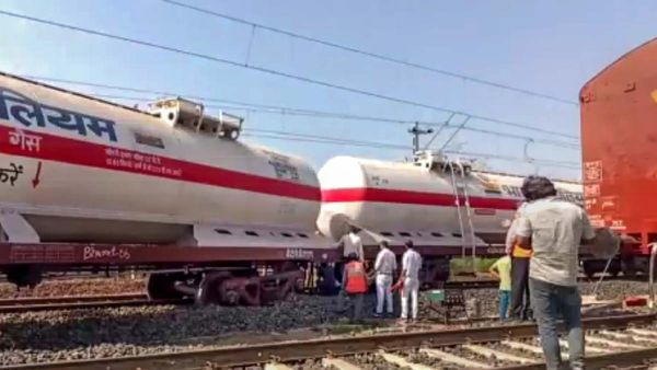 Goods Train Carrying LPG Derails In MP's Jabalpur