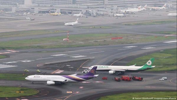 Two planes collide on Tokyo runway
