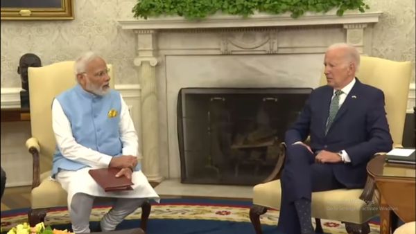 PM Modi, Biden Hold Bilateral Talks in White House's Oval Office