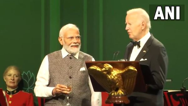 Watch: At State Dinner, Biden's No Alcohol Toast Leaves PM Modi Laughing