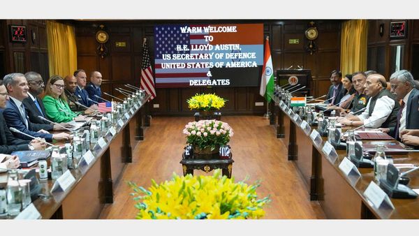 Rajnath Holds Talks With US Defence Secretary Lloyd Austin