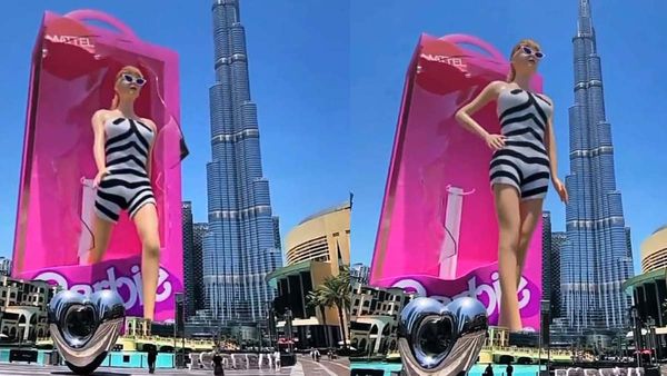 Internet Stunned Over 3D Barbie Ad In Front Of Burj Khalifa