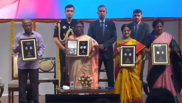 Rs 100 NTR Coin Unveiled By President Murmu