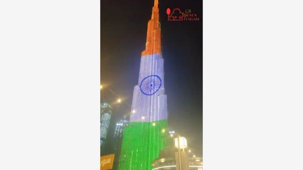 After Pakistan Snub Clip, Video Of Indian Flag Lighting Up Burj Khalifa Goes Viral
