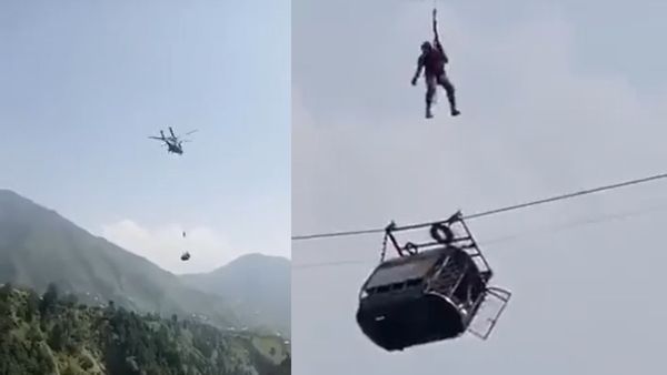 Pakistan: 6 Children Among 8 Trapped Mid-Air As Chairlift Wire Snaps; Army Launches Rescue Operation