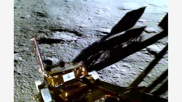 Watch How Pragyan Rover Rolled Down Ramp From Chandrayaan-3 Lander To Lunar Surface