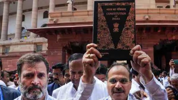 Congress Alleges 'Socialist', 'Secular' Dropped From Constitution; BJP Says 'Was Like This Only...'