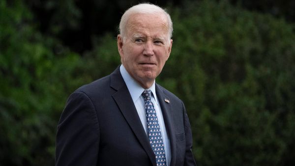 US President Biden Joins UAW Picket Line In Michigan