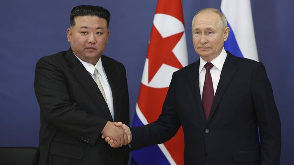 North Korea's Kim Vows Full Support For Russia's 'Sacred Fight' After Viewing Launchpads With Putin