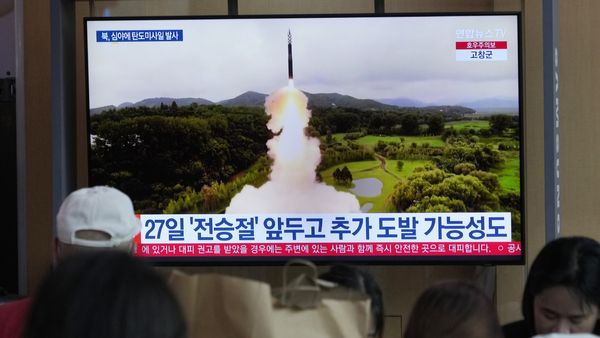 North Korea Fires Two Missiles Into The Sea As Kim Jong Un Travels In Russia
