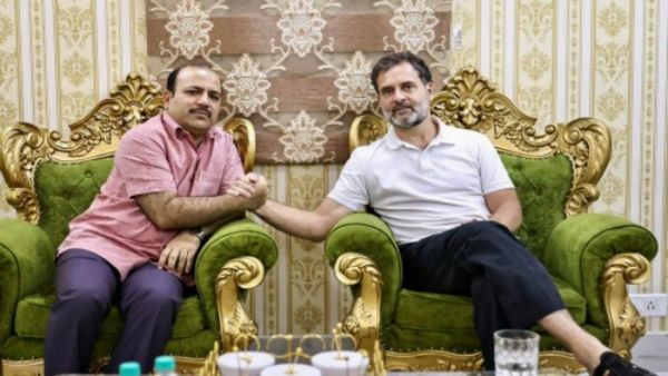 Rahul Gandhi Meets Danish Ali Amid Dispute Over Offensive Remarks By BJP MP