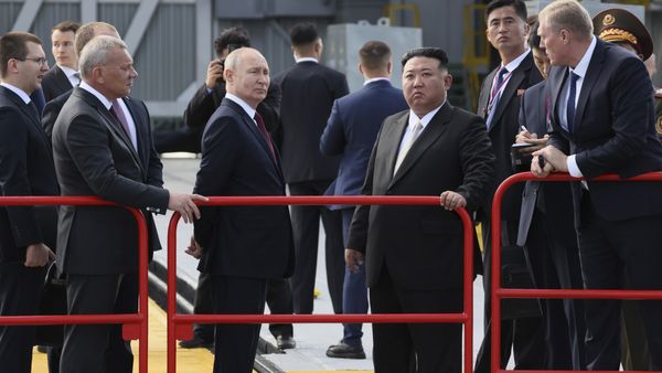 Putin, Kim Sit Down For Talks At Russia's Biggest Domestic Space Launch Center