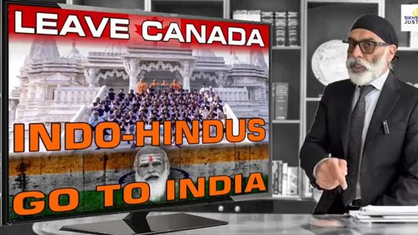 'Go To India': Pro-Khalistan Outfit SFJ's Gurpatwant Singh Pannun Threatens Hindus To Leave Canada