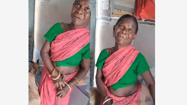 Video Of Woman And Goat On Train With Tickets Goes Viral, Netizens Amused