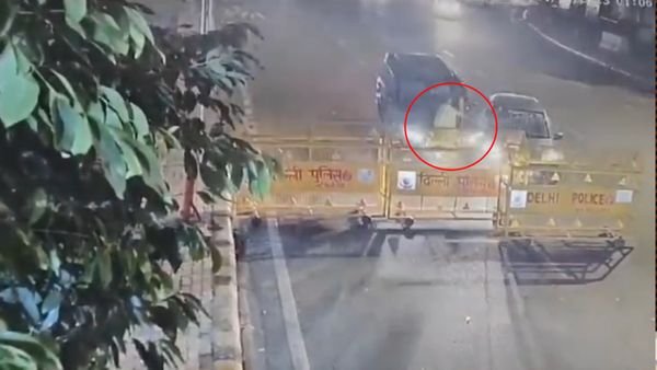 Delhi Police Officer Thrown Into Air By SUV In Connaught Place, Shocking CCTV Video Emerges