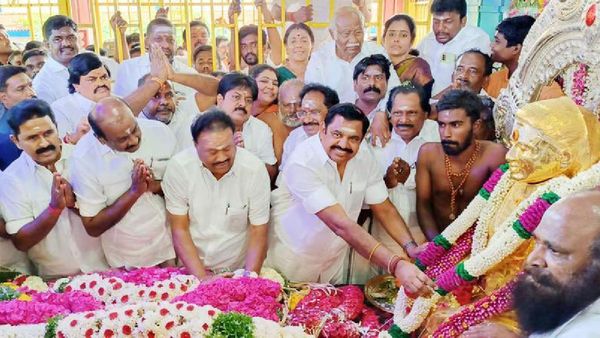 Amid Protests, EPS Pays Tributes To Muthuramalinga Thevar In Pasumpon