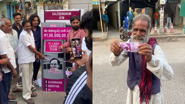 'Kaleshwaram ATM': Cong Adopts Innovative Campaign To Target BRS, KCR