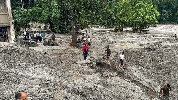 Search Operations Continue For 142 People Missing In Sikkim Flash Flood