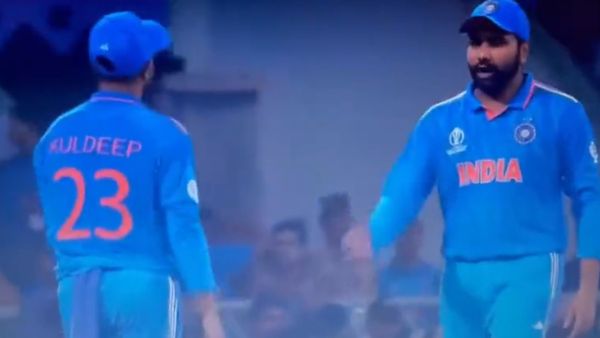 Kuldeep Yadav In Heated Exchange With Rohit Sharma Amid IND-ENG World Cup Match| Watch