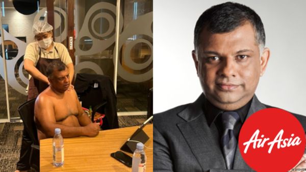 AirAsia CEO Posts Pic Of Taking Massage In Conference Room, Gets Trolled