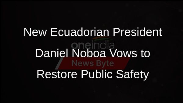Daniel Noboa Sworn in as Ecuadors President, Vows to Restore Public Safety