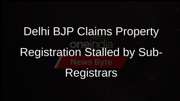 Delhi BJP Claims Property Registration Stalled by Sub-Registrars