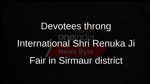 Thousands of devotees welcome Lord Parshurams palanquin at International Shri Renuka Ji Fair