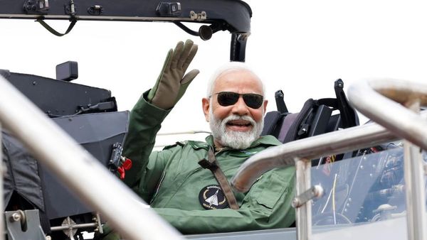 In Pics: PM Modi Takes To The Skies In Tejas Fighter During HAL Visit In Bengaluru
