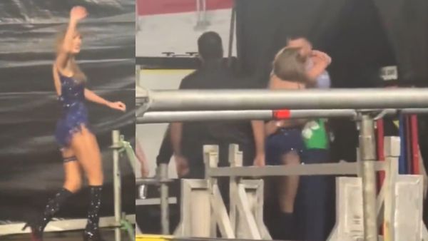 Who Is Travis Kelce? Viral Video Shows Taylor Swift Sharing A Passionate Kiss Backstage With NFL Star