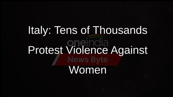 Tens of Thousands Protest Violence Against Women in Italy