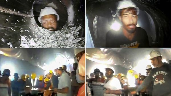 Ray Of Hope: Visual Contact Established With 41 Trapped Workers In Uttarkashi Tunnel