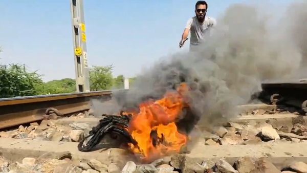 YouTuber Lighting Fireworks On Train Track Draws Flak, RPF Looks Into Viral Video