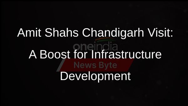 Amit Shah Inaugurates Projects, Lays Foundation Stones in Chandigarh