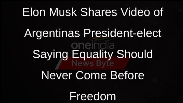 Elon Musk Shares Video of Argentinas President-elect Javier Milei