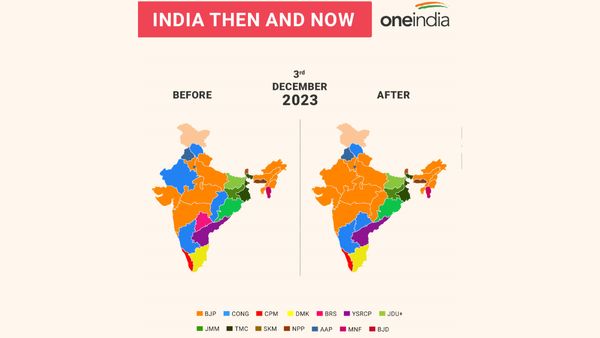 BJP Paints MP, Chhattisgarh And Rajasthan Saffron With Hindi Heartland Wins