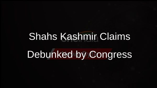 Congress Slams Amit Shah for False Statements on Nehrus Kashmir Role