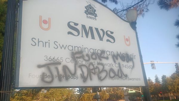 Hindu Temple Vandalised With Pro-Khalistan, Anti-India Slogans In US