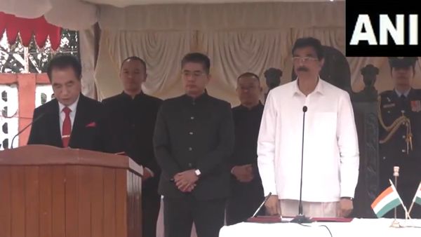 Lalduhoma Sworn In As Mizoram CM