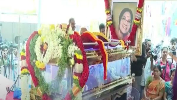 PM Modi, Others Pay Last Respect To Veteran Kannada Actress Leelavathi