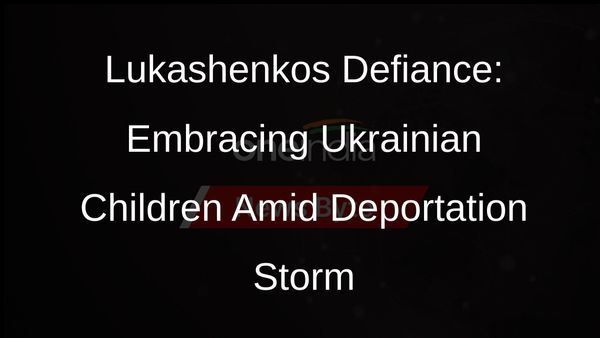 Lukashenkos Controversial Meeting with Ukrainian Children Draws Ire