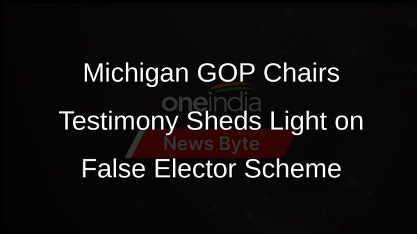 Michigan GOP Chair Testifies on False Elector Scheme