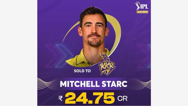 IPL Auction 2024: Most Expensive Mitchell Starc Sold To Kolkata Knight Riders For Rs 24.75 Cr