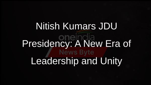 Nitish Kumar Takes Charge as JDU National President, Workers Celebrate in Patna