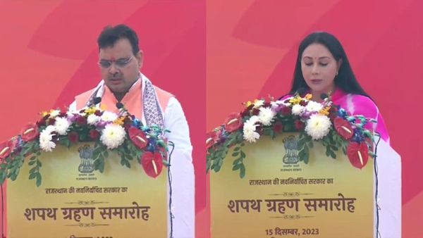 Bhajan Lal Sharma Takes Oath As Rajasthan's CM In PM Modi, Shah's Presence