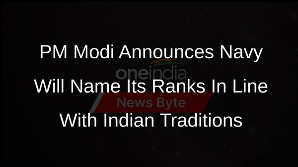 PM Modi Announces Navy Will Name Its Ranks In Line With Indian Traditions