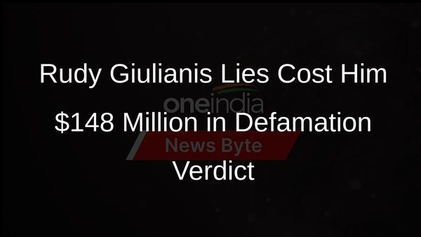 Rudy Giuliani Ordered to Pay $148 Million for Defaming Georgia Election Workers