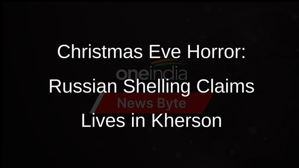 Russian Shelling Kills Four in Southern Ukraine on Christmas Eve