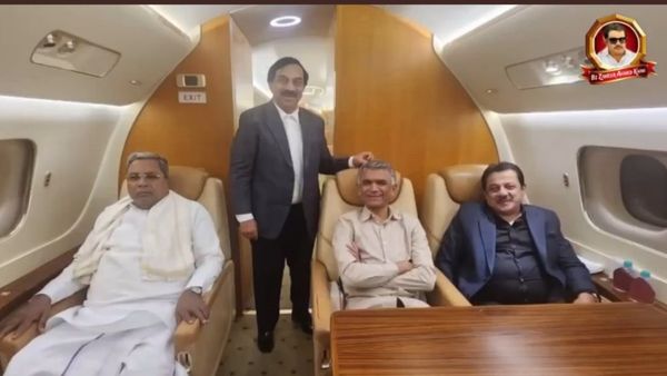 Video Of Siddaramaiah, Karnataka Minister On Private Jet Amid Drought Crisis Triggers Row