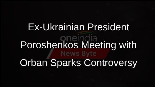 Former Ukrainian President Poroshenko Barred from Leaving Country for Meeting with Orban