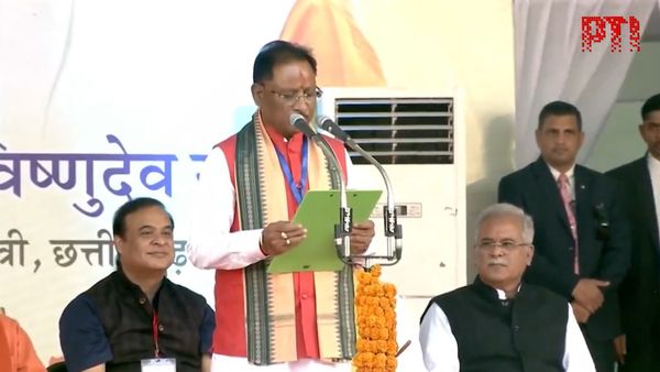 BJP's Vishnu Deo Sai Sworn-In As Chhattisgarh CM, 2 Deputies Appointed